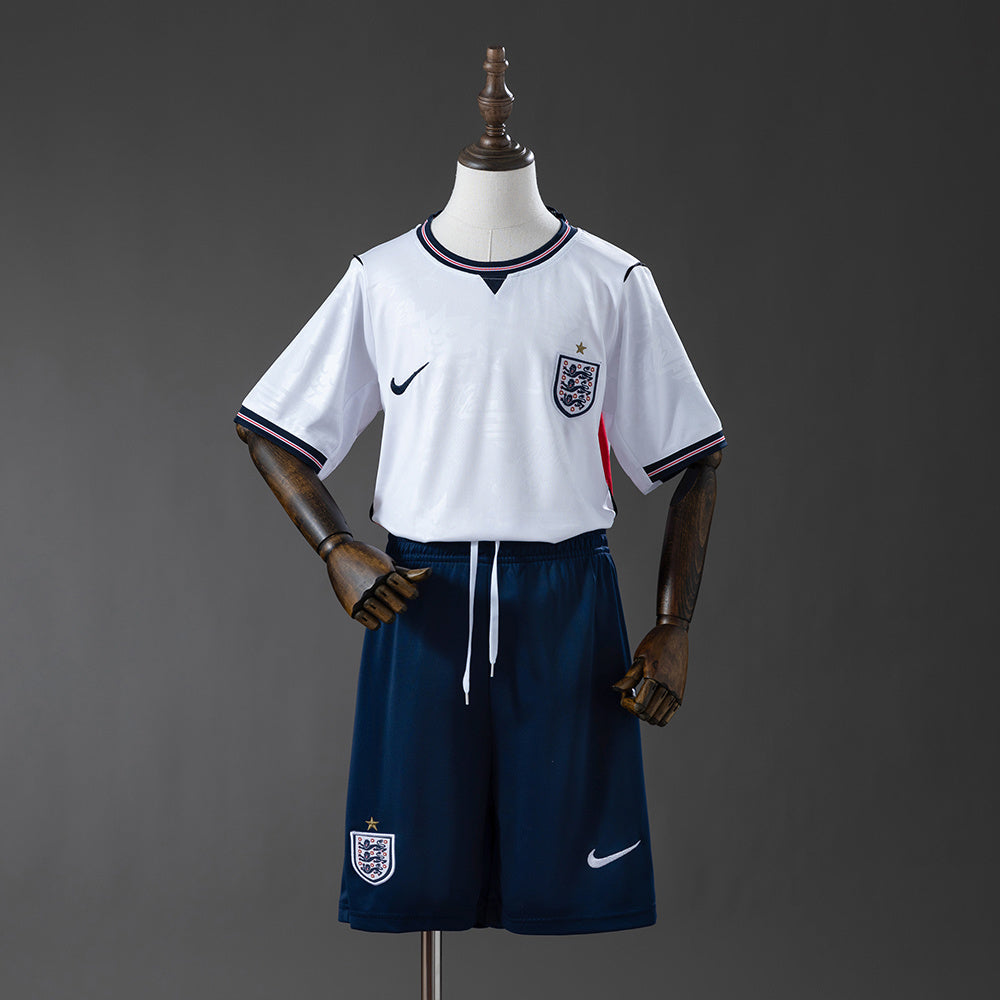 Camisola infantil Inglaterra casa edição Copa do Mundo 2026