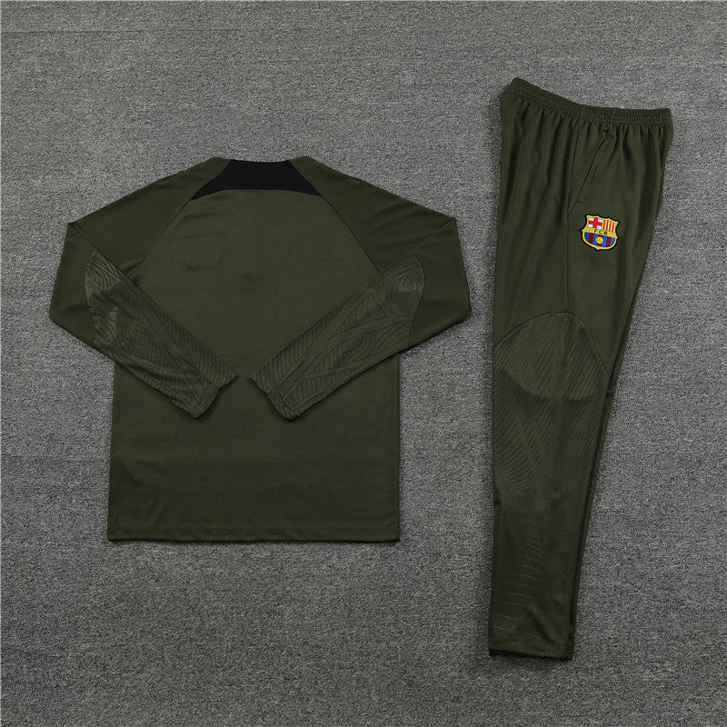 Tuta verde militare Barcelona 23-24