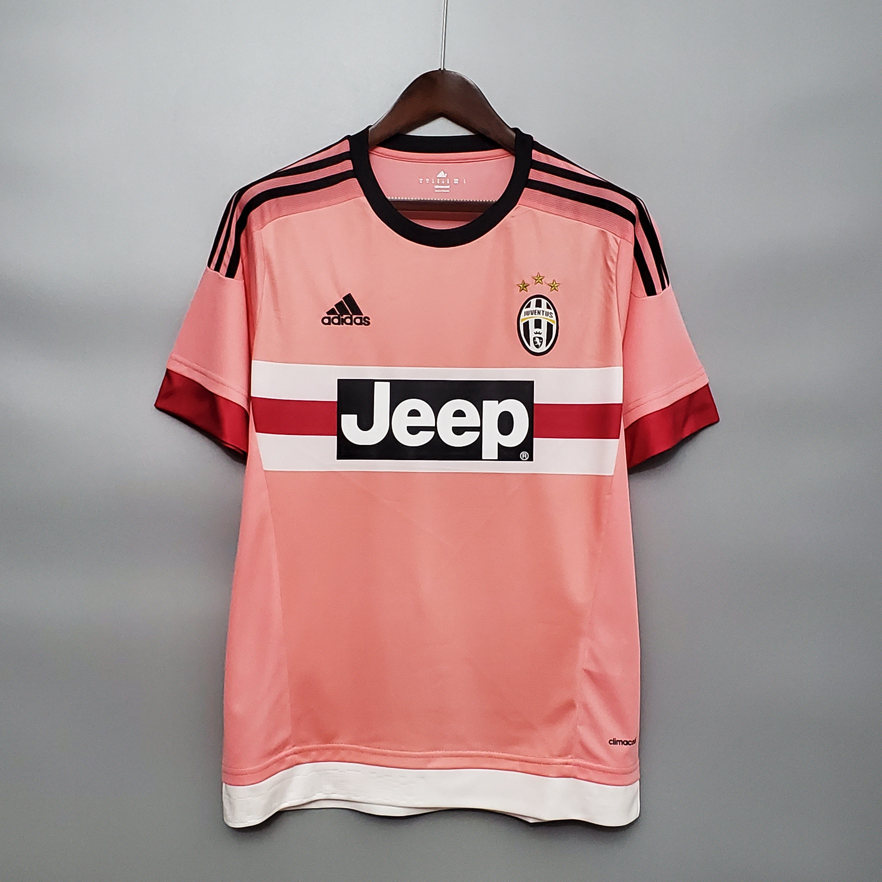 2015-2016 Juventus Auswärts-Retrotrikot Pink