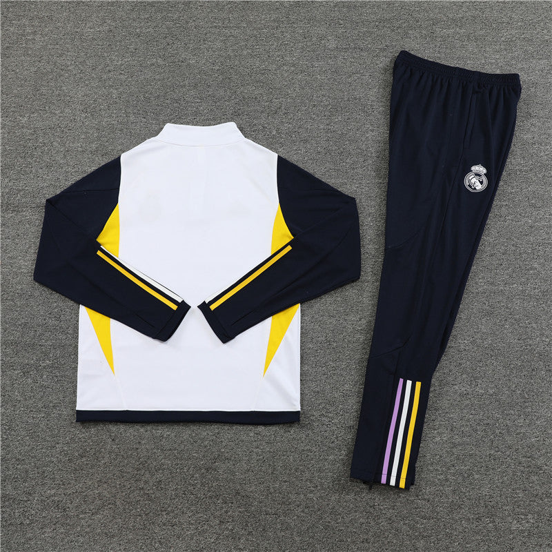 Real Madrid Tracksuit (White) – Kids