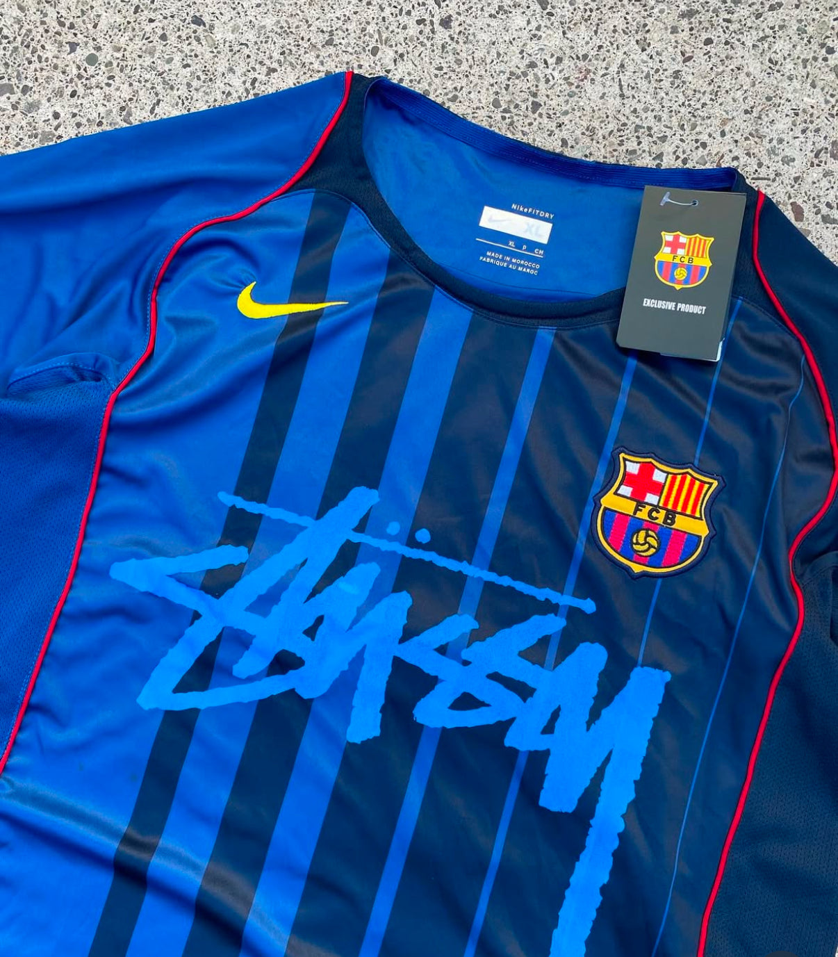 Maillot FC Barcelone x Stüssy Édition Limitée