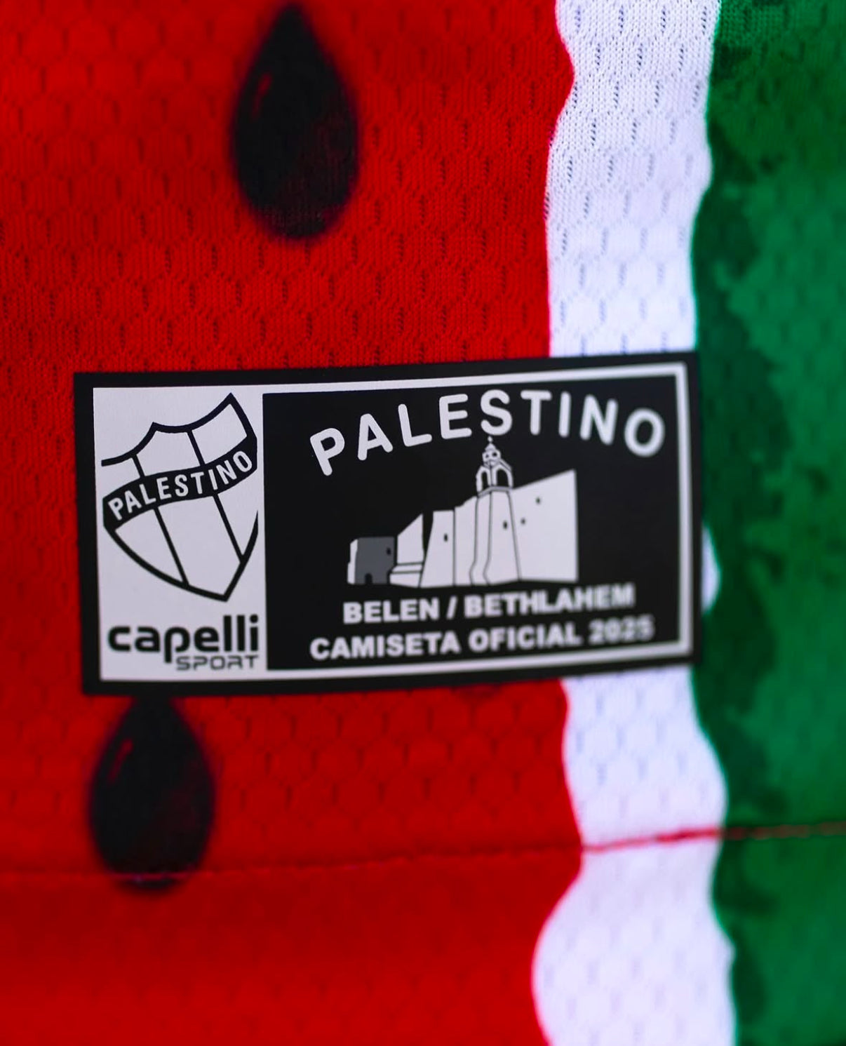 Palästina Wassermelonen Fußballtrikot Pelestino 2025/2026