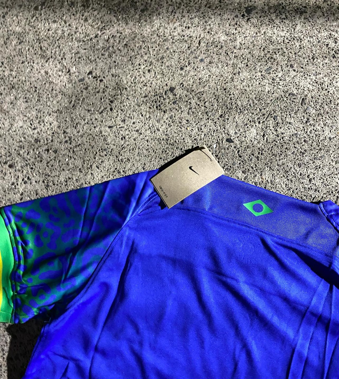 Maglia Edizione Limitata Blu Brasile x Corteiz