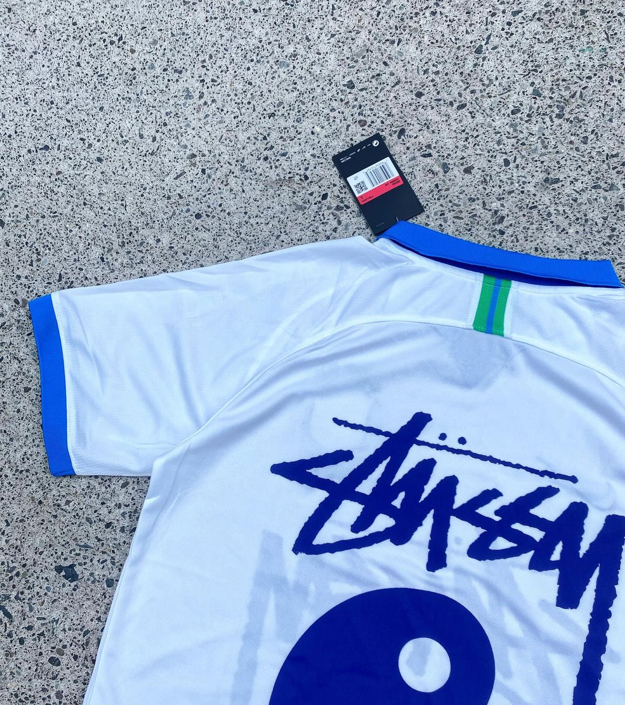 Edição Especial Stussy Brasil Branco e Azul 2019
