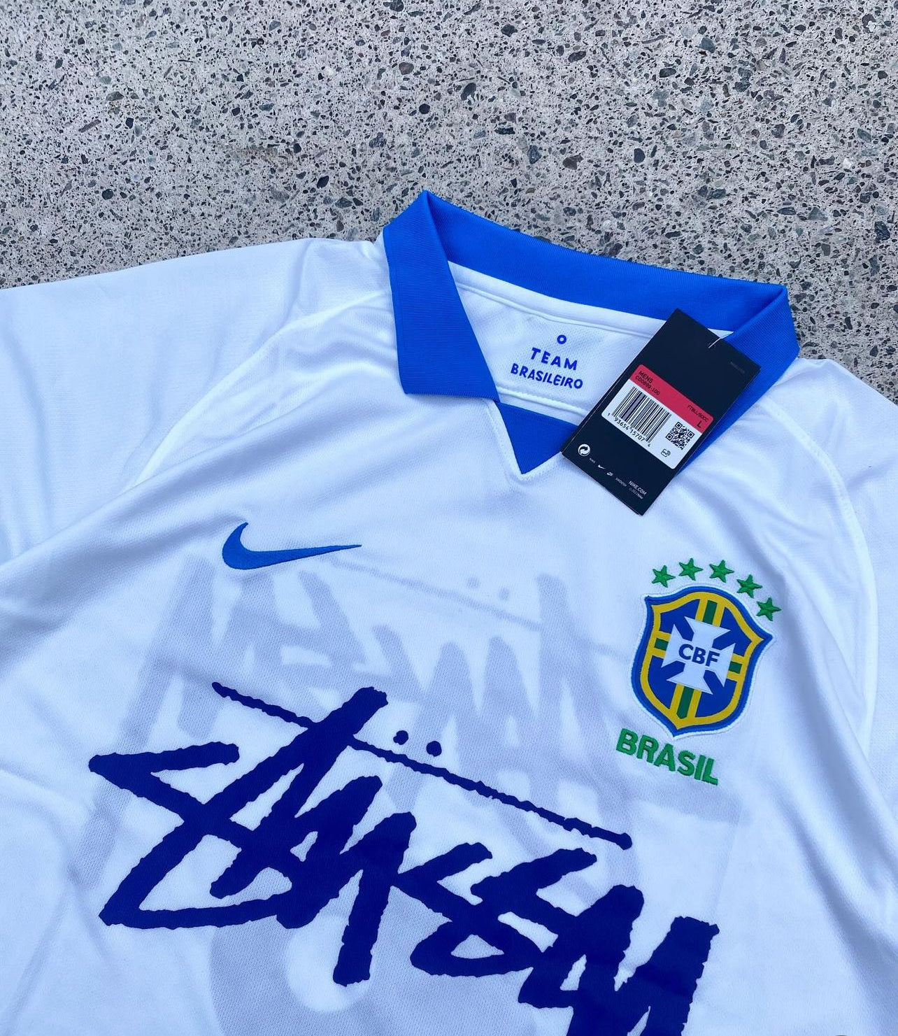 Edição Especial Stussy Brasil Branco e Azul 2019