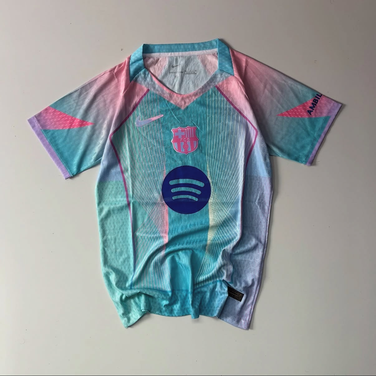 FC Barcellona Maglia Edizione Speciale Azzurro Chiaro