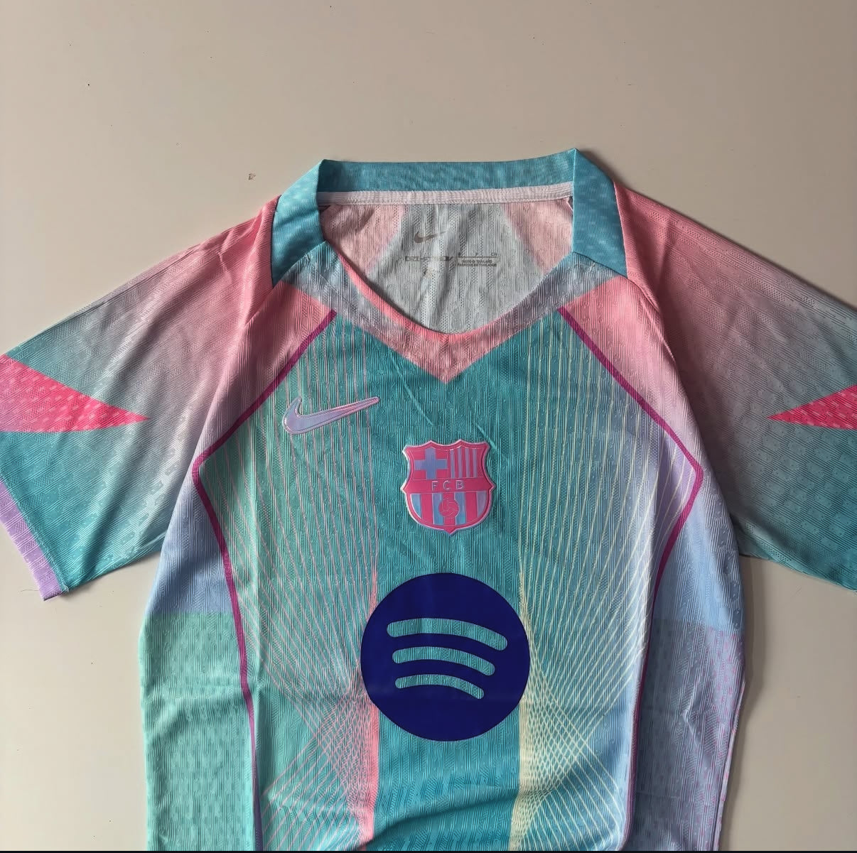 FC Barcellona Maglia Edizione Speciale Azzurro Chiaro