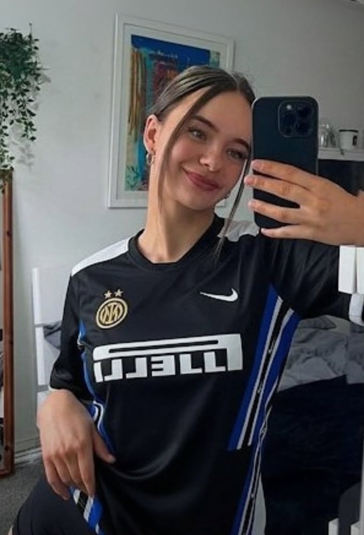 Maglia da allenamento nera Inter Milan 2025/2026