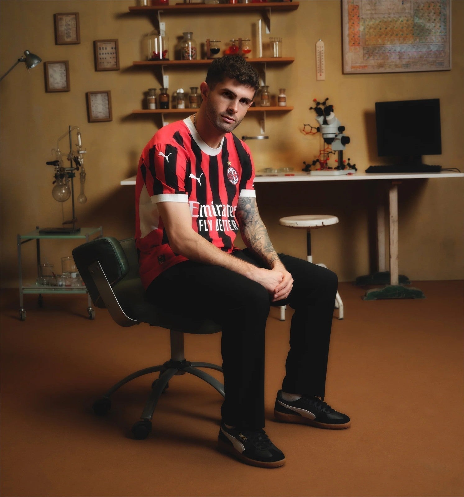 Maglia casa AC Milan versione giocatore 2024/25