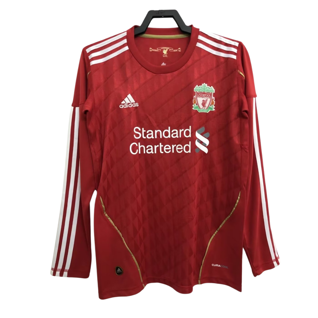 Liverpool Maglia Retro Manica Lunga 2010-2011