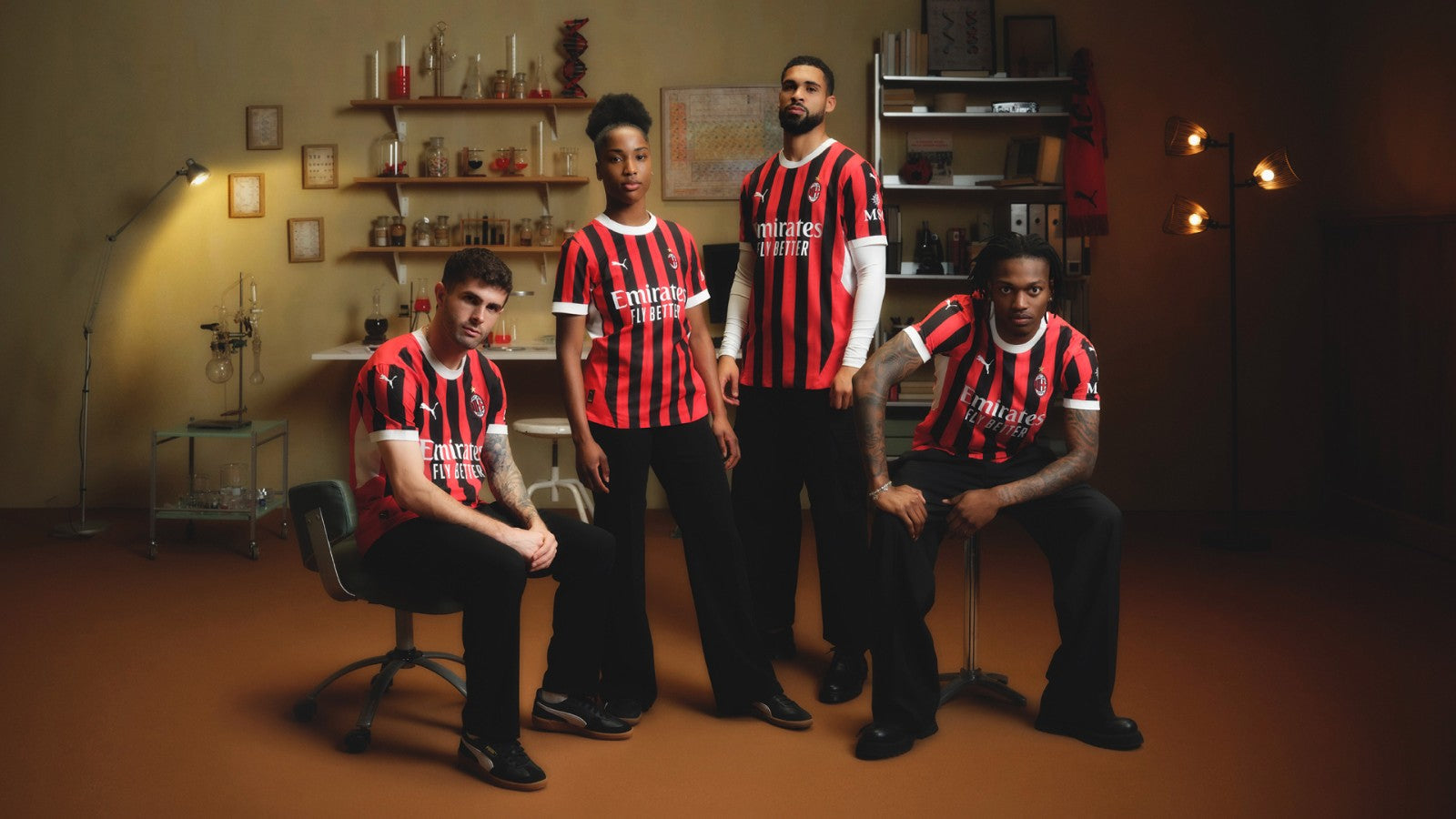 Maglia casa AC Milan versione giocatore 2024/25