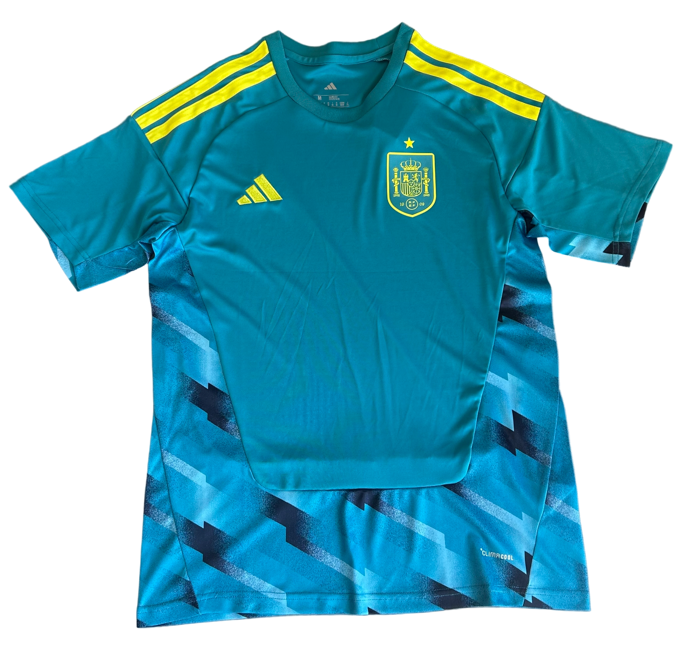 Maglia portiere Spagna Coppa del Mondo 2026 azzurro chiaro