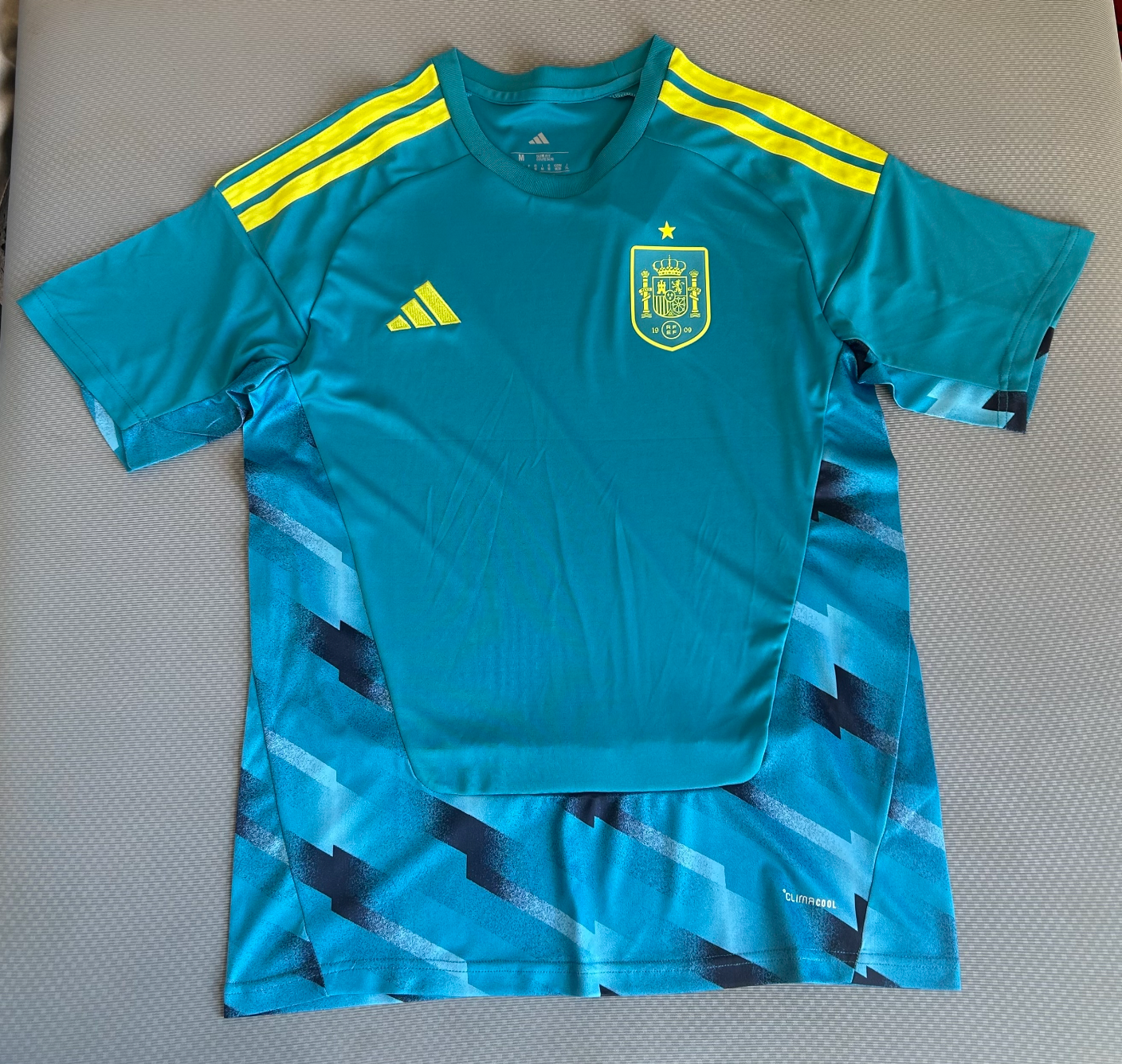 Maglia portiere Spagna Coppa del Mondo 2026 azzurro chiaro