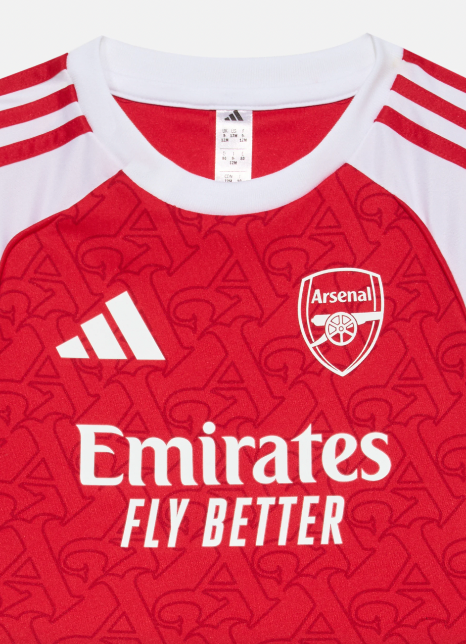 Kit casa bambini Arsenal 2025/2026