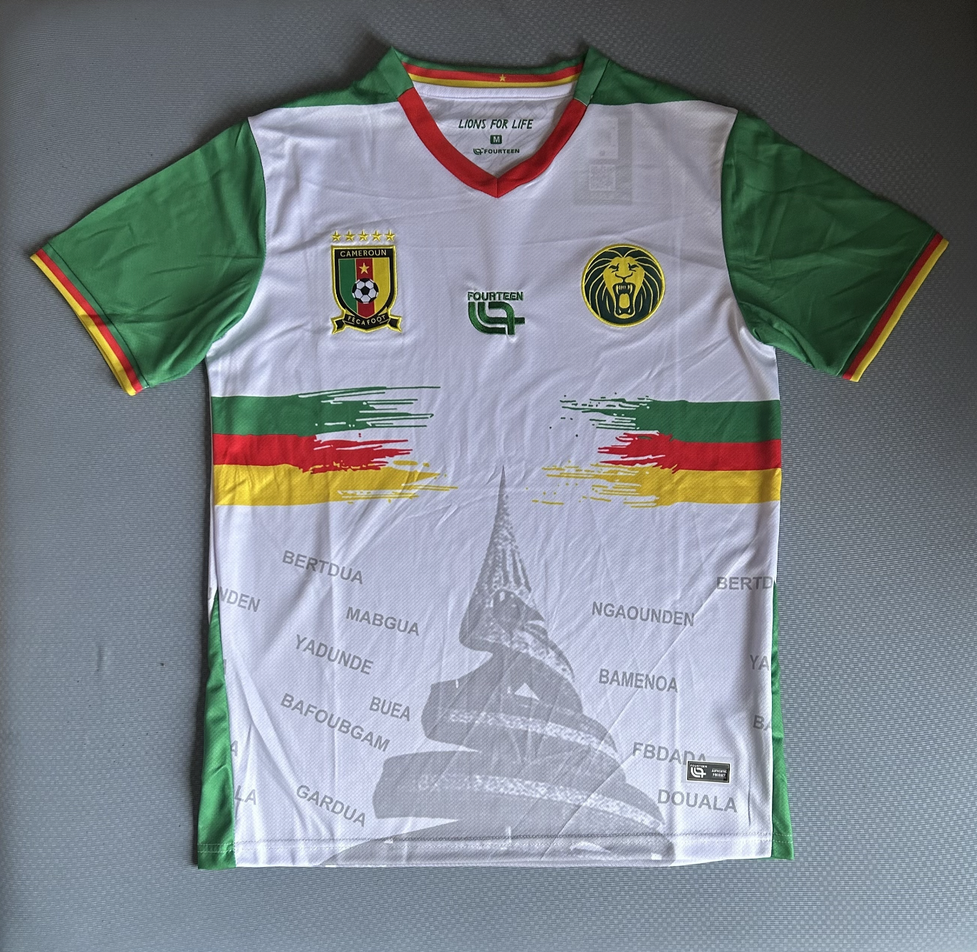 Maillot extérieur blanc Cameroun 2025/2026