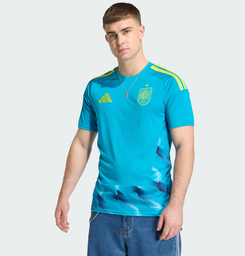 Maglia portiere Spagna Coppa del Mondo 2026 azzurro chiaro