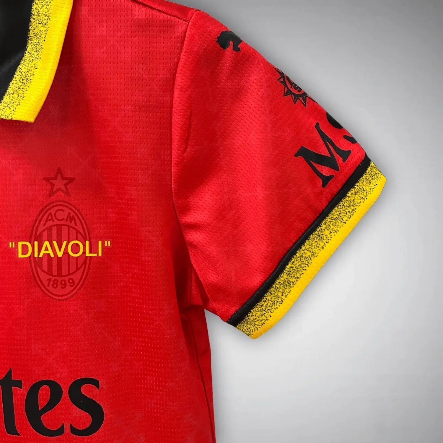 AC Milan Off-White Red Kids Jersey 2025/2026