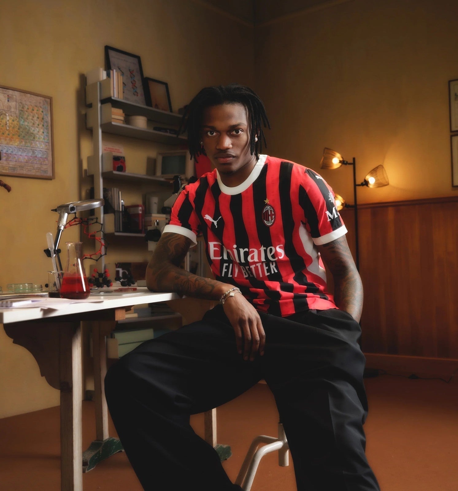 Maglia casa AC Milan versione giocatore 2024/25