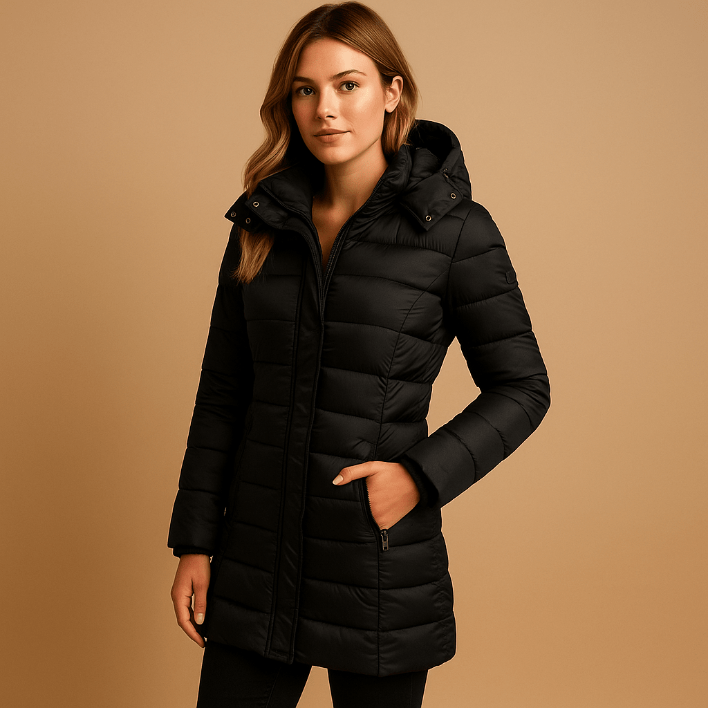 Gepolsterte Jacke Damen Leicht, isolierende Passform
