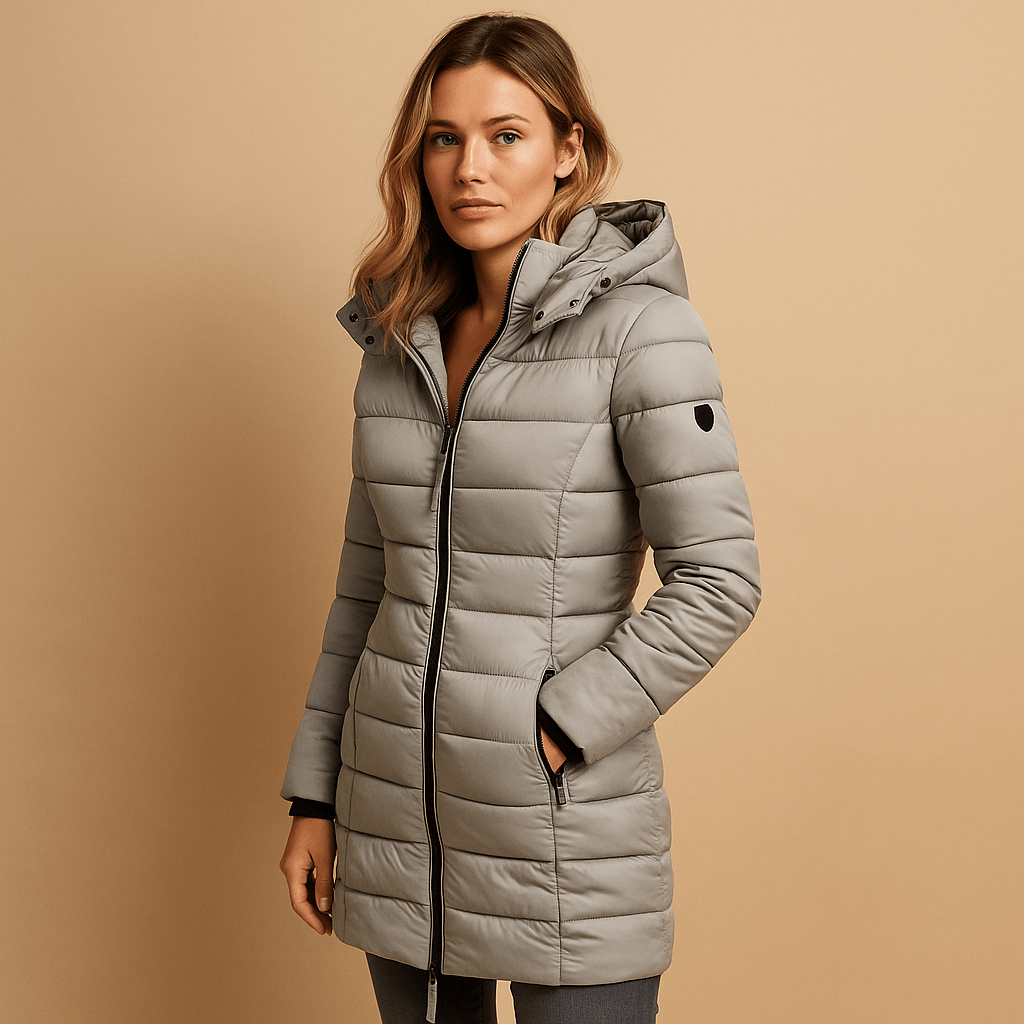 Gepolsterte Jacke Damen Leicht, isolierende Passform