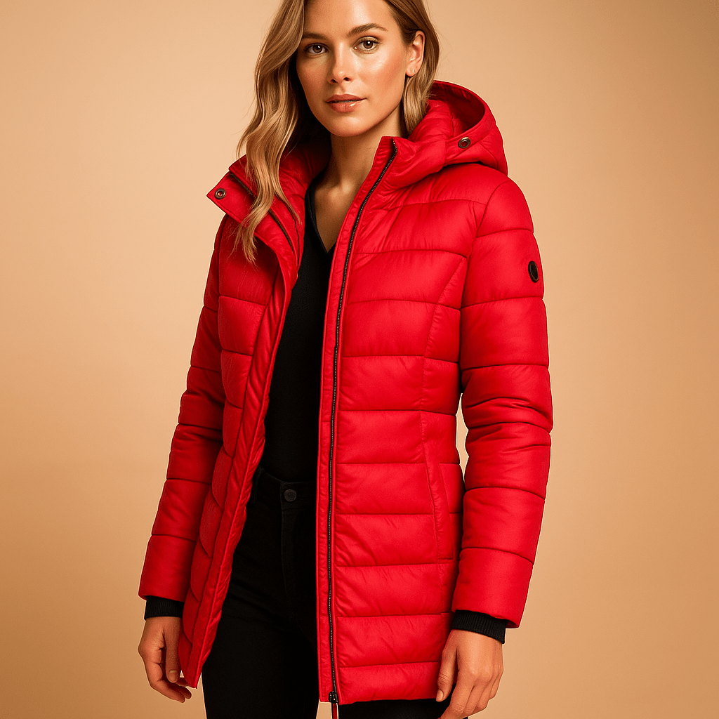 Gepolsterte Jacke Damen Leicht, isolierende Passform
