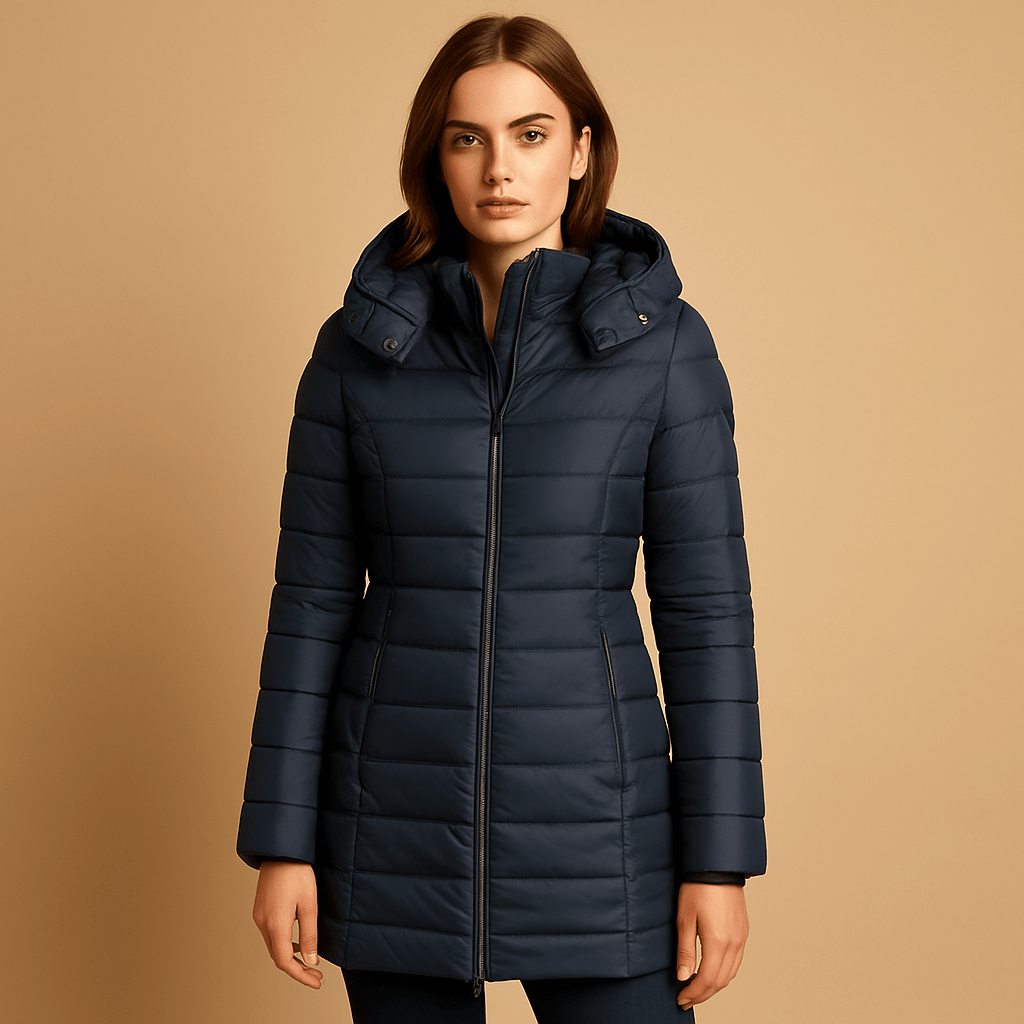 Gepolsterte Jacke Damen Leicht, isolierende Passform