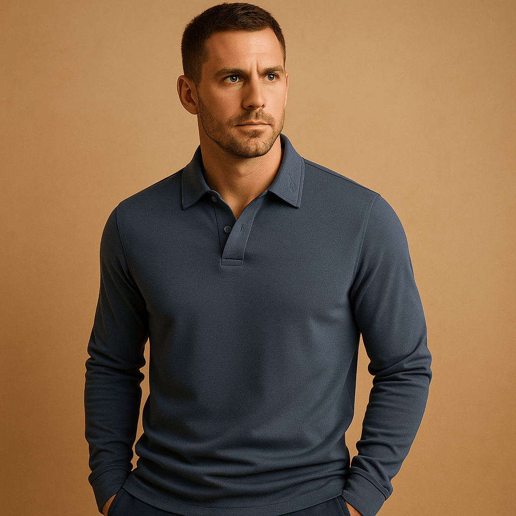 Polo-Shirt Herren, klassische Passform, zeitloser Komfort, Alltag