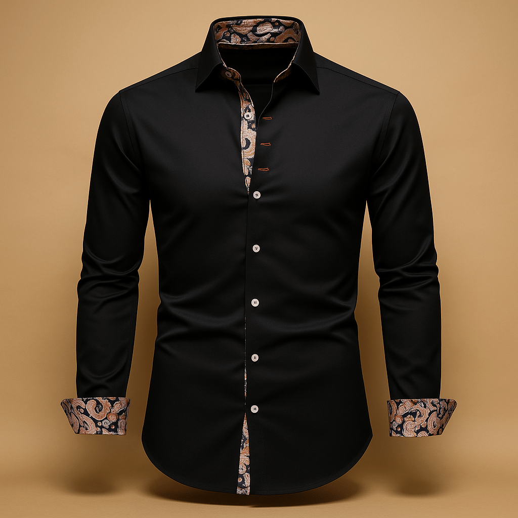 Camicia uomo, vestibilità classica moderna, appeal raffinato