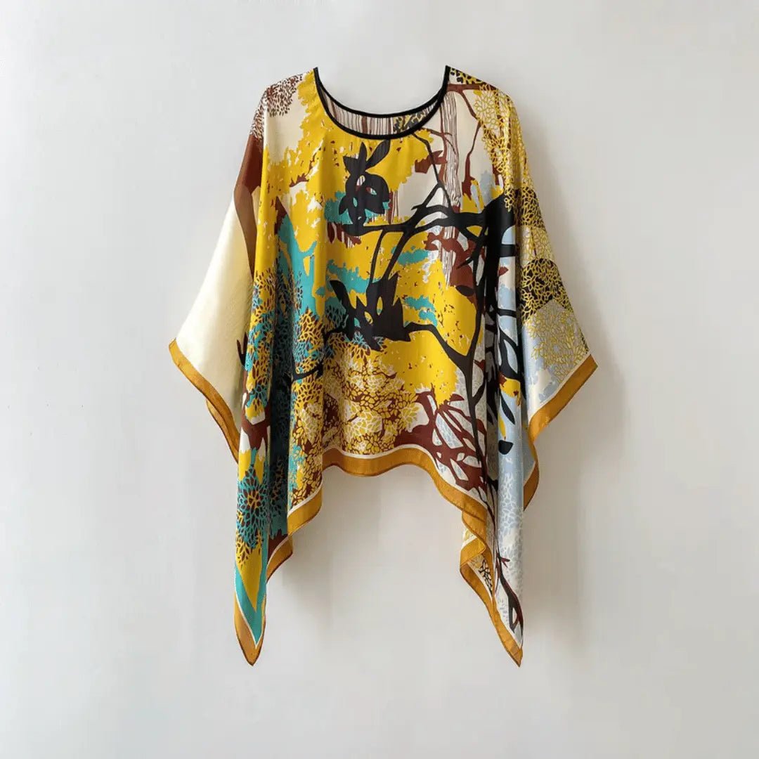 Blusa da donna — Design con stampa, vestibilità regolare