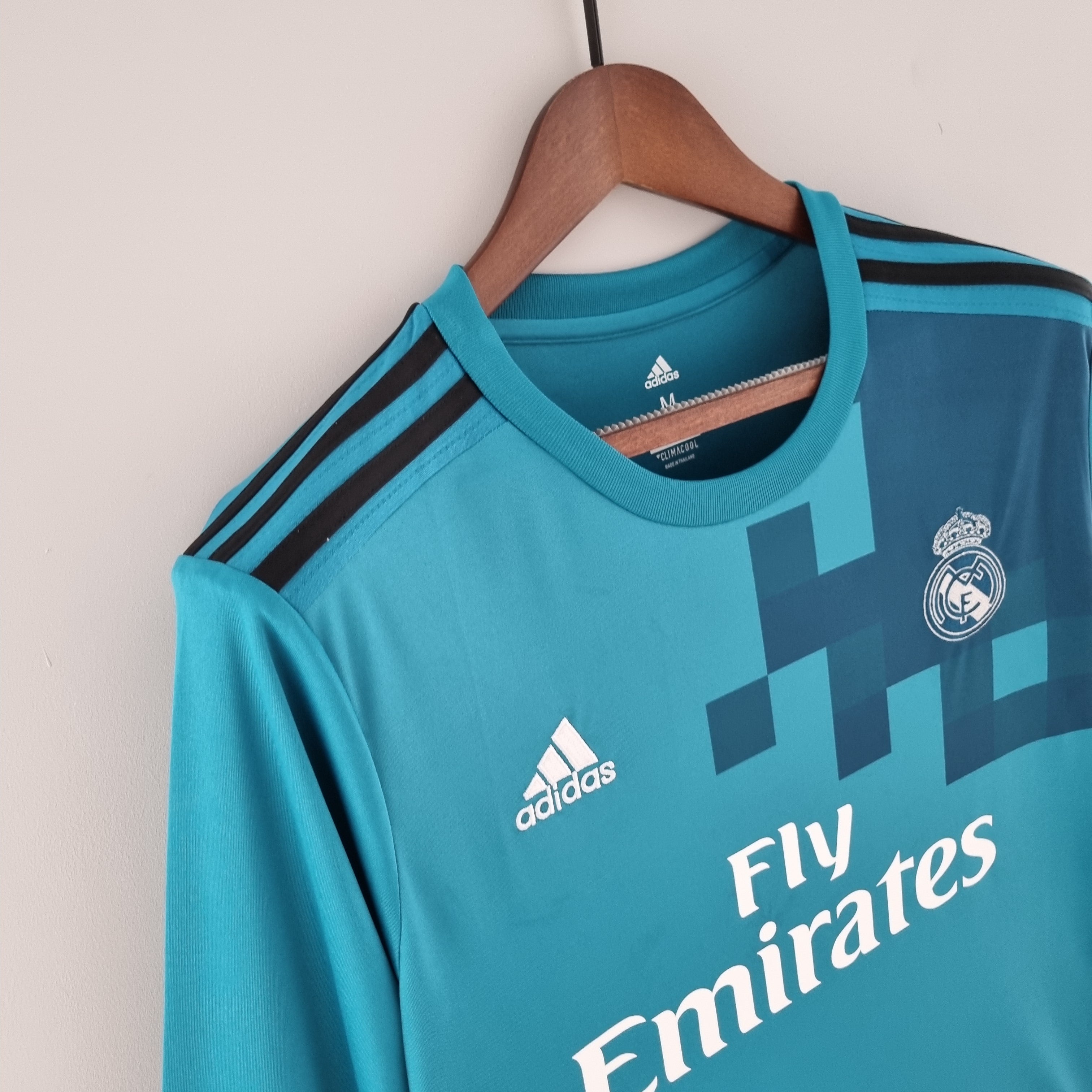 REAL MADRID TERZA MAGLIA RETRO MANICHE LUNGHE 17/18
