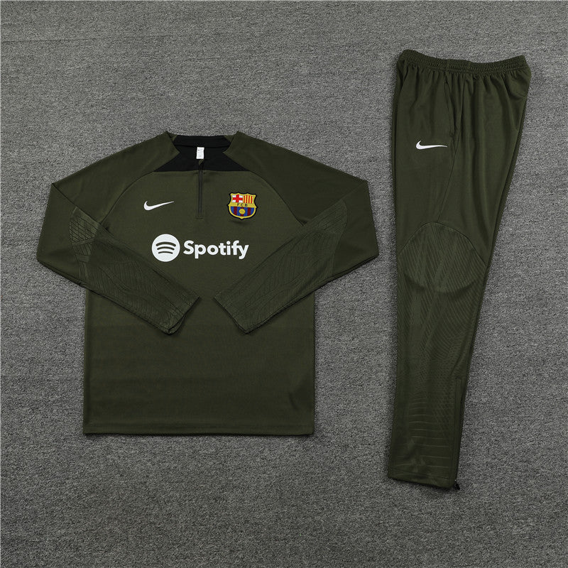 Tuta verde militare Barcelona 23-24