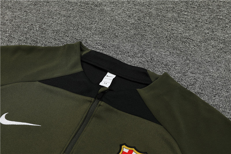 Tuta verde militare Barcelona 23-24