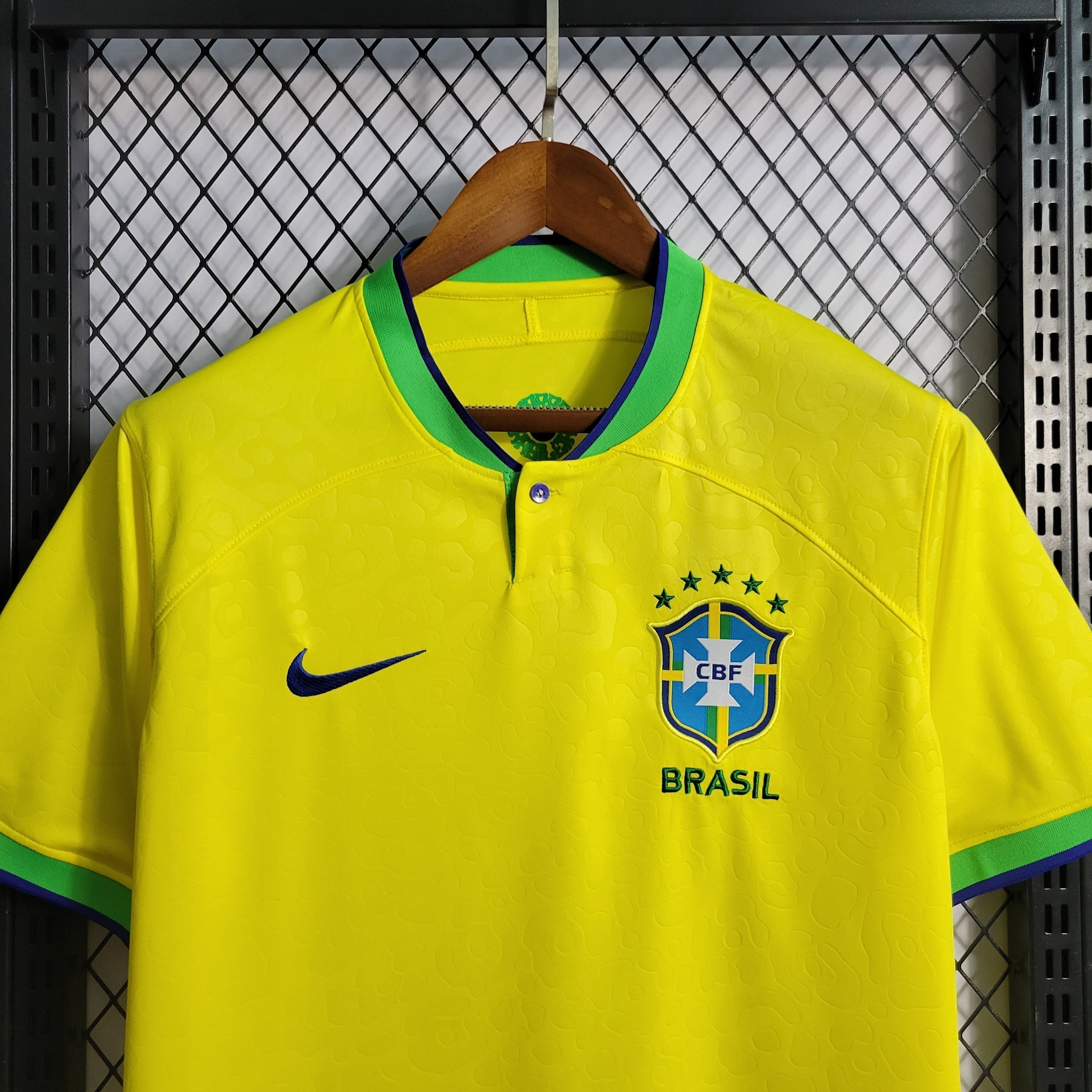 Maglia Casa Nazionale Brasile Coppa del Mondo 22/23