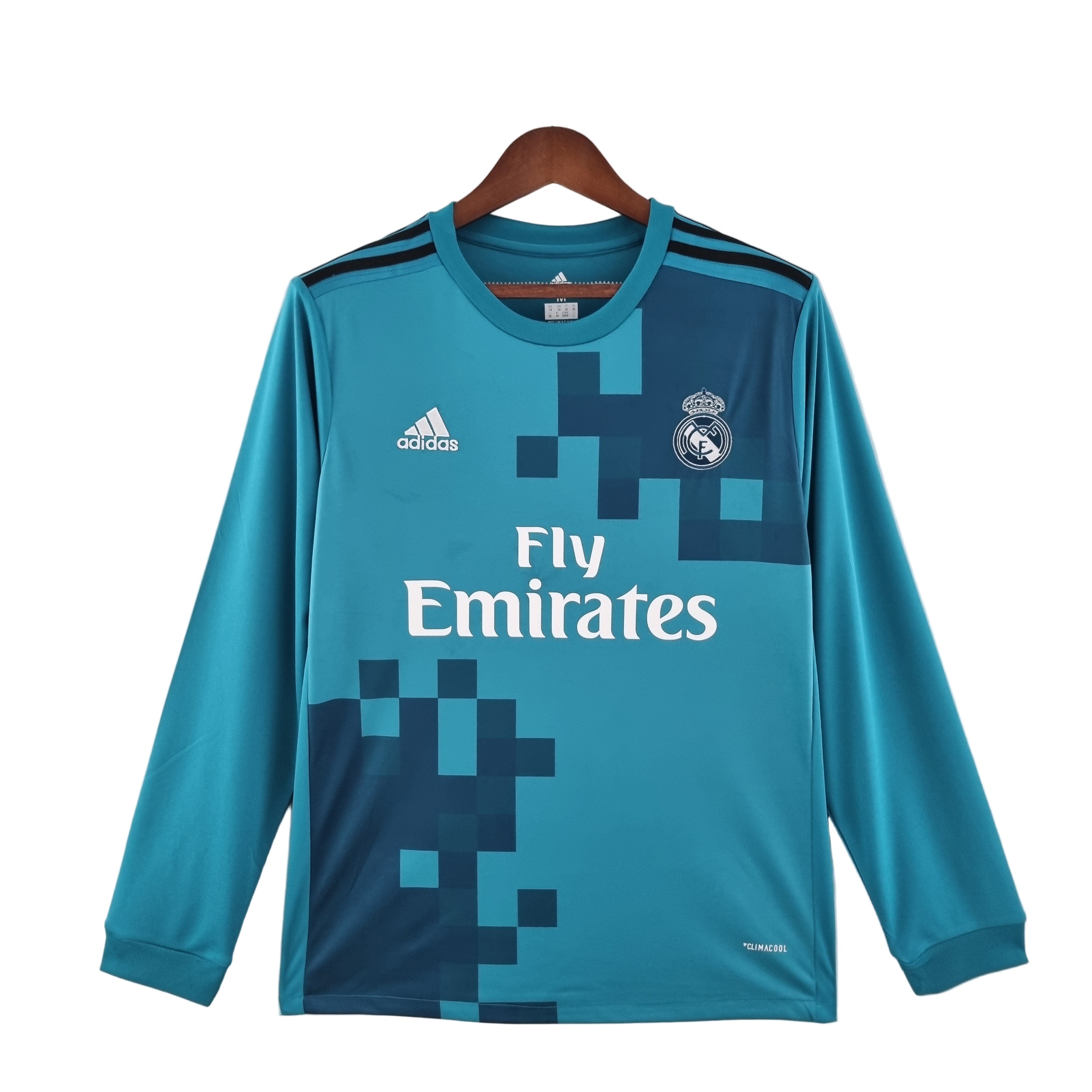 REAL MADRID TERZA MAGLIA RETRO MANICHE LUNGHE 17/18