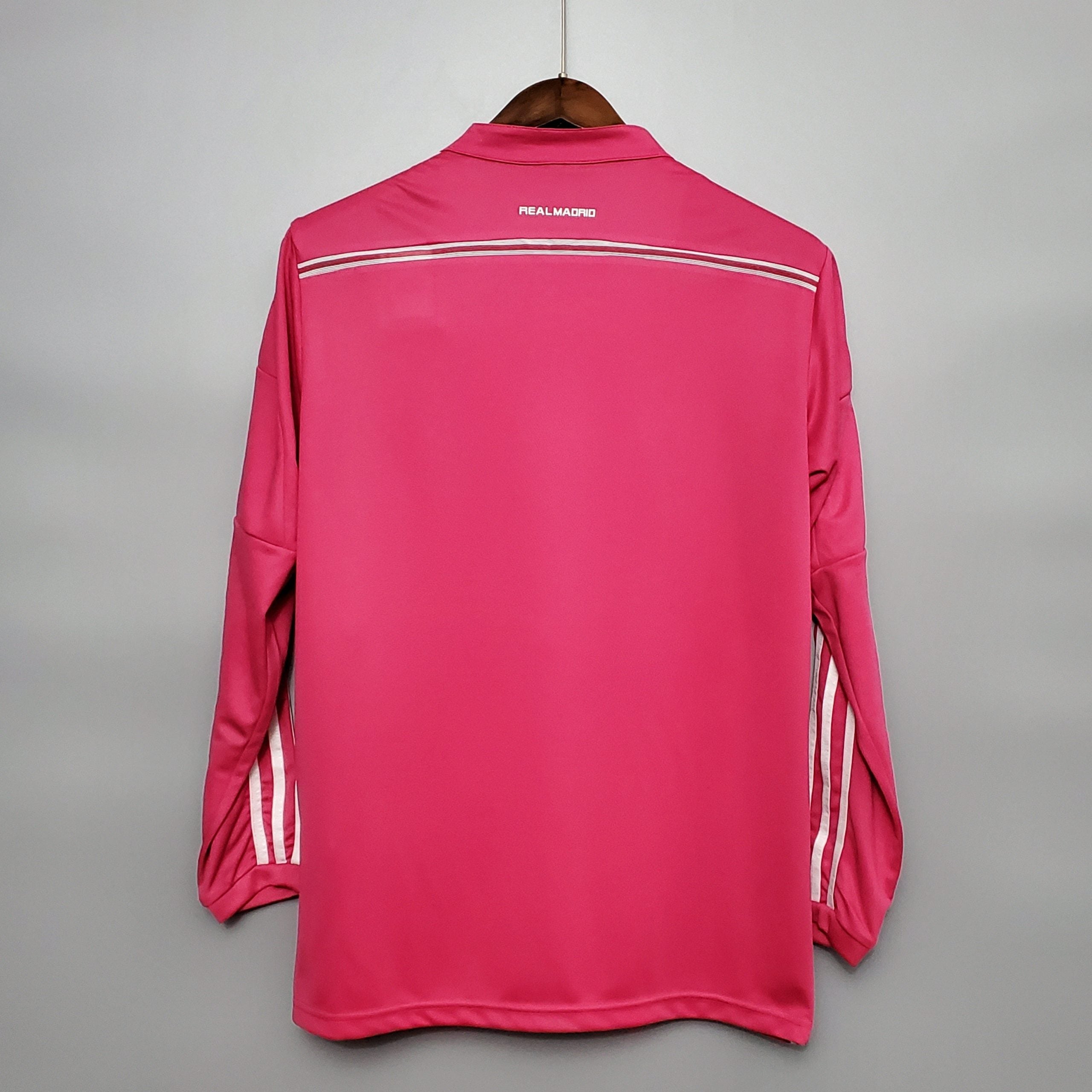 Maglia Retro Rosa Manica Lunga Real Madrid 2014/2015