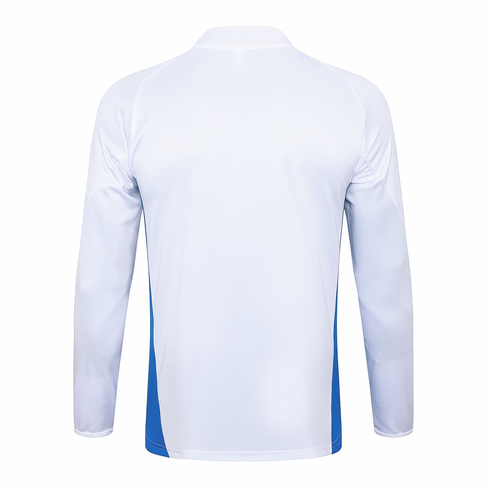 Tuta mezza zip bianca Italia 24-25