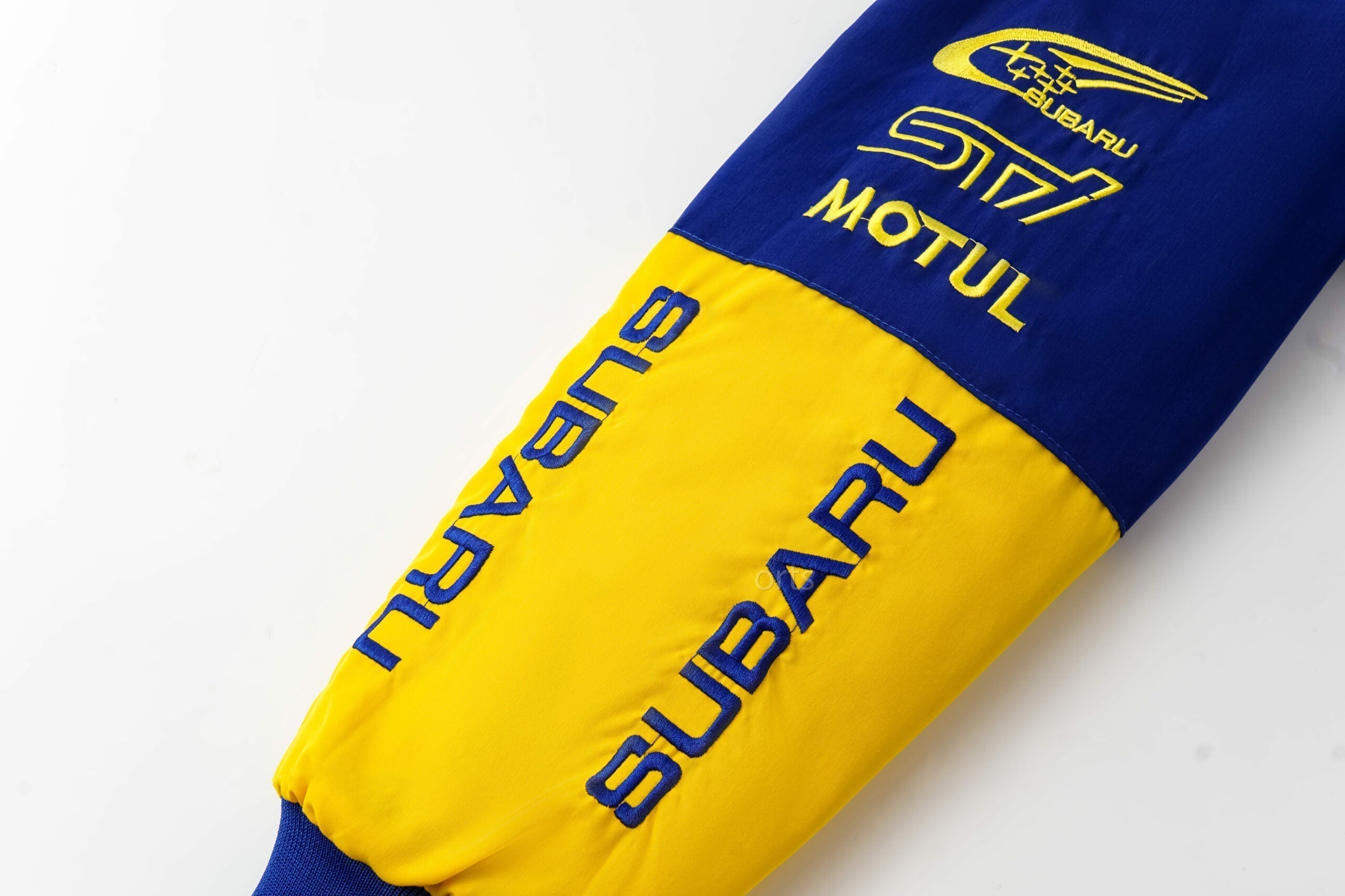 Subaru World Rally Team Jacke – Blau & Gelb Motorsport Renn-Reißverschluss