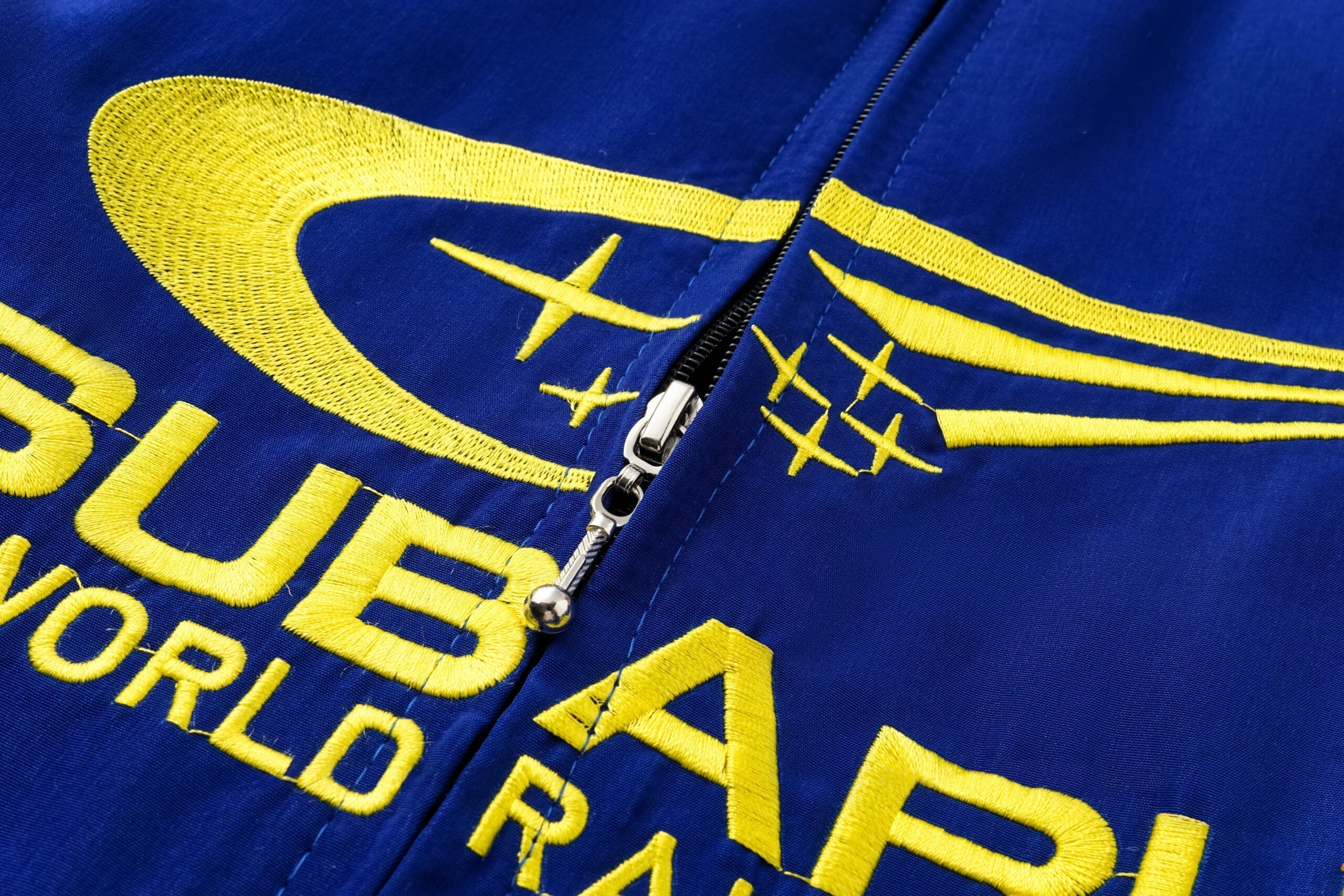 Subaru World Rally Team Jacke – Blau & Gelb Motorsport Renn-Reißverschluss