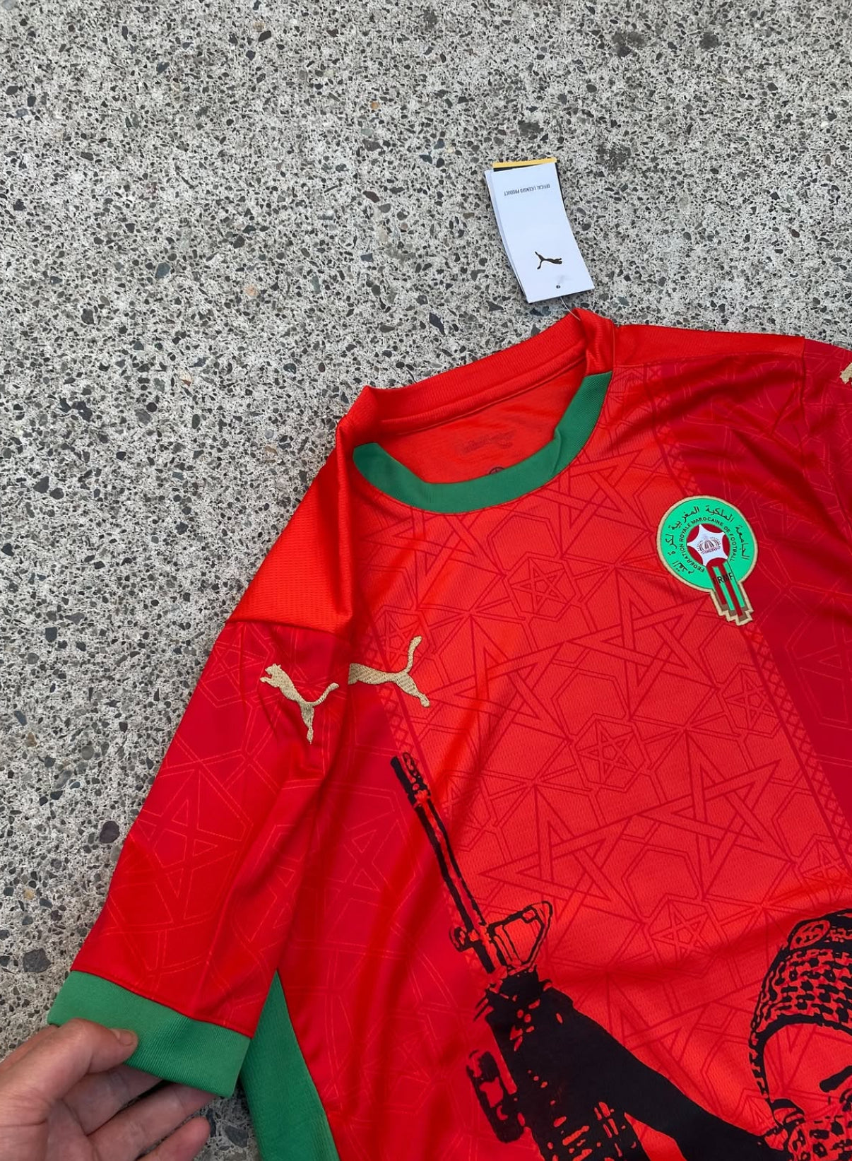 Marocco Maglia Edizione Speciale Soldato 2025/2026 (Rossa)