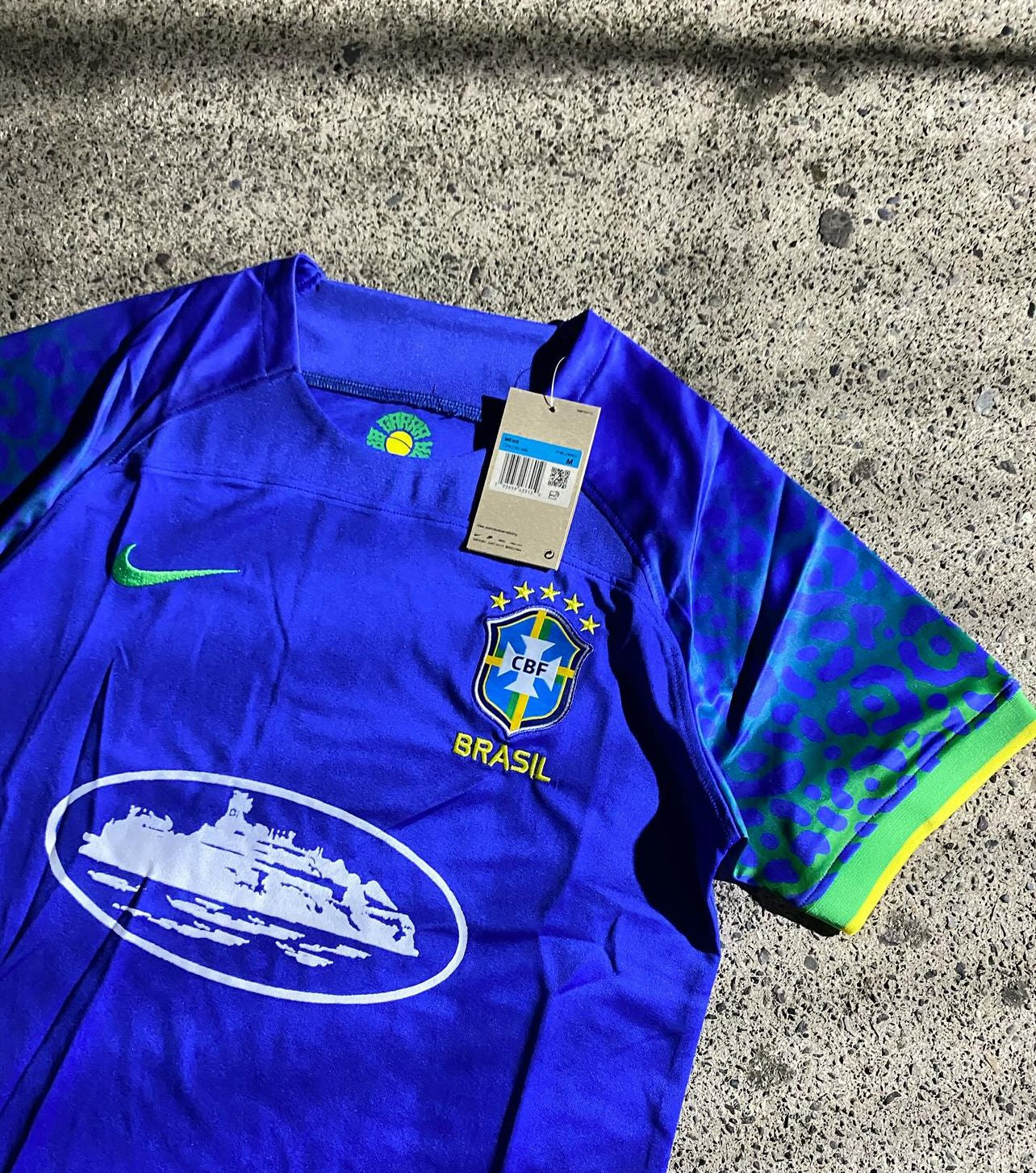 Maglia Edizione Limitata Blu Brasile x Corteiz