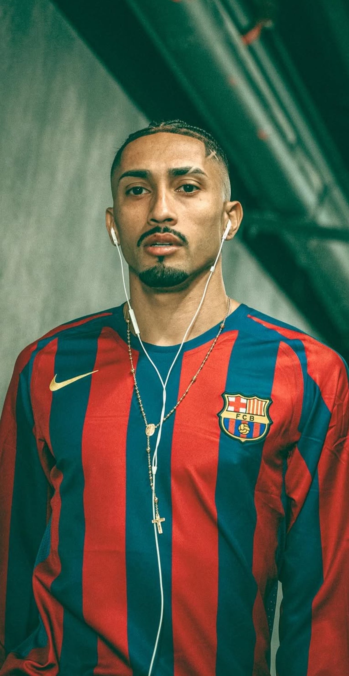 Ronaldinho Retro-Trikot Langarm Barcelona 2005
