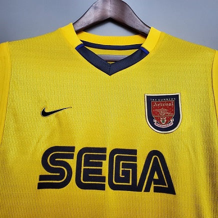 Camiseta visitante retro vintage Arsenal 1999/2000