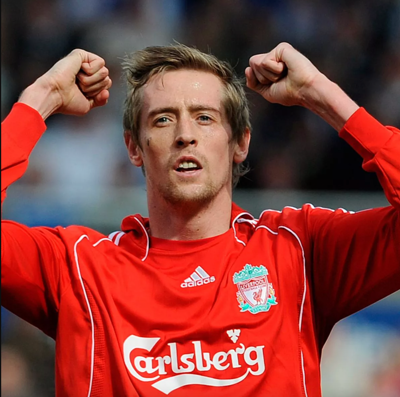 Liverpool 2006-2008 Langarm Heim Retro Trikot