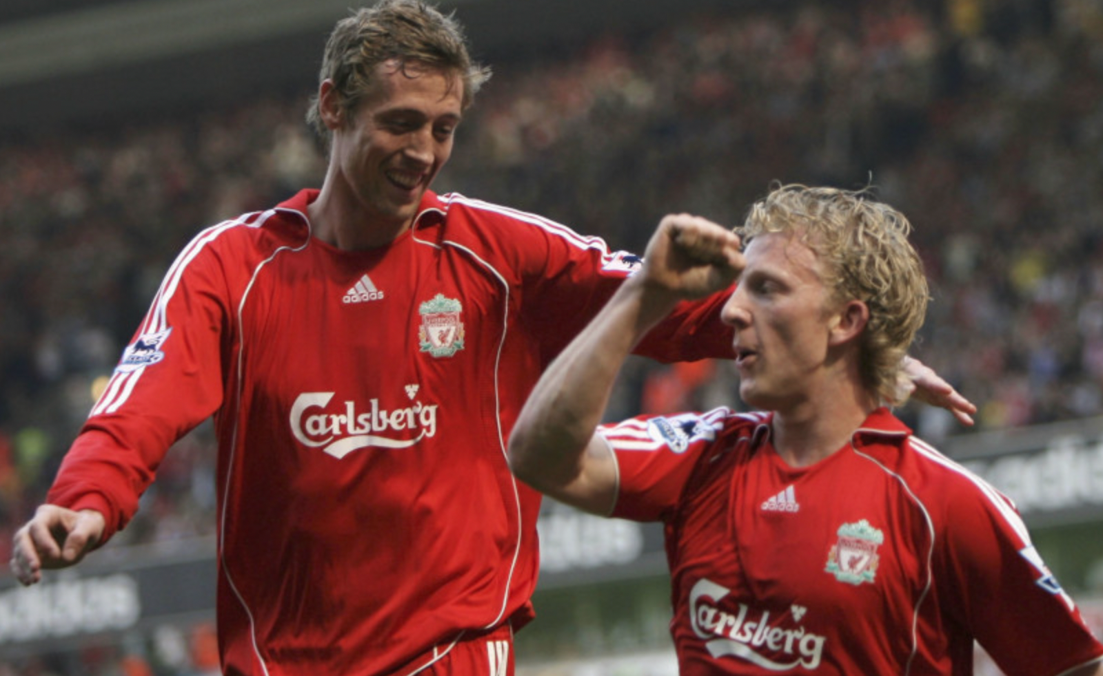 Liverpool 2006-2008 Langarm Heim Retro Trikot