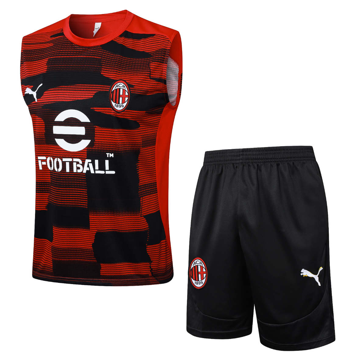 Completo estivo senza maniche AC Milan 2026