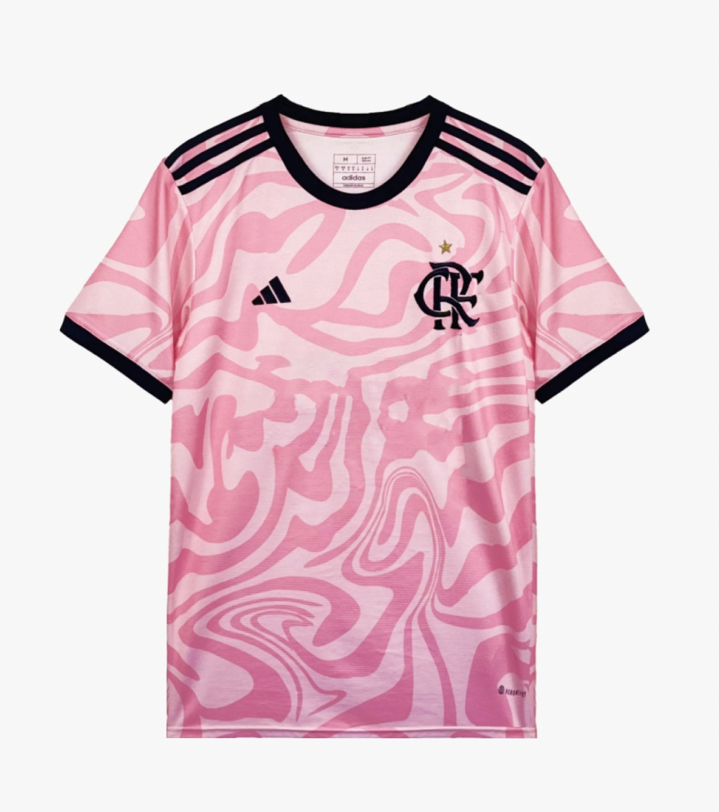 CAMISETA ROSA DE FLAMENGO