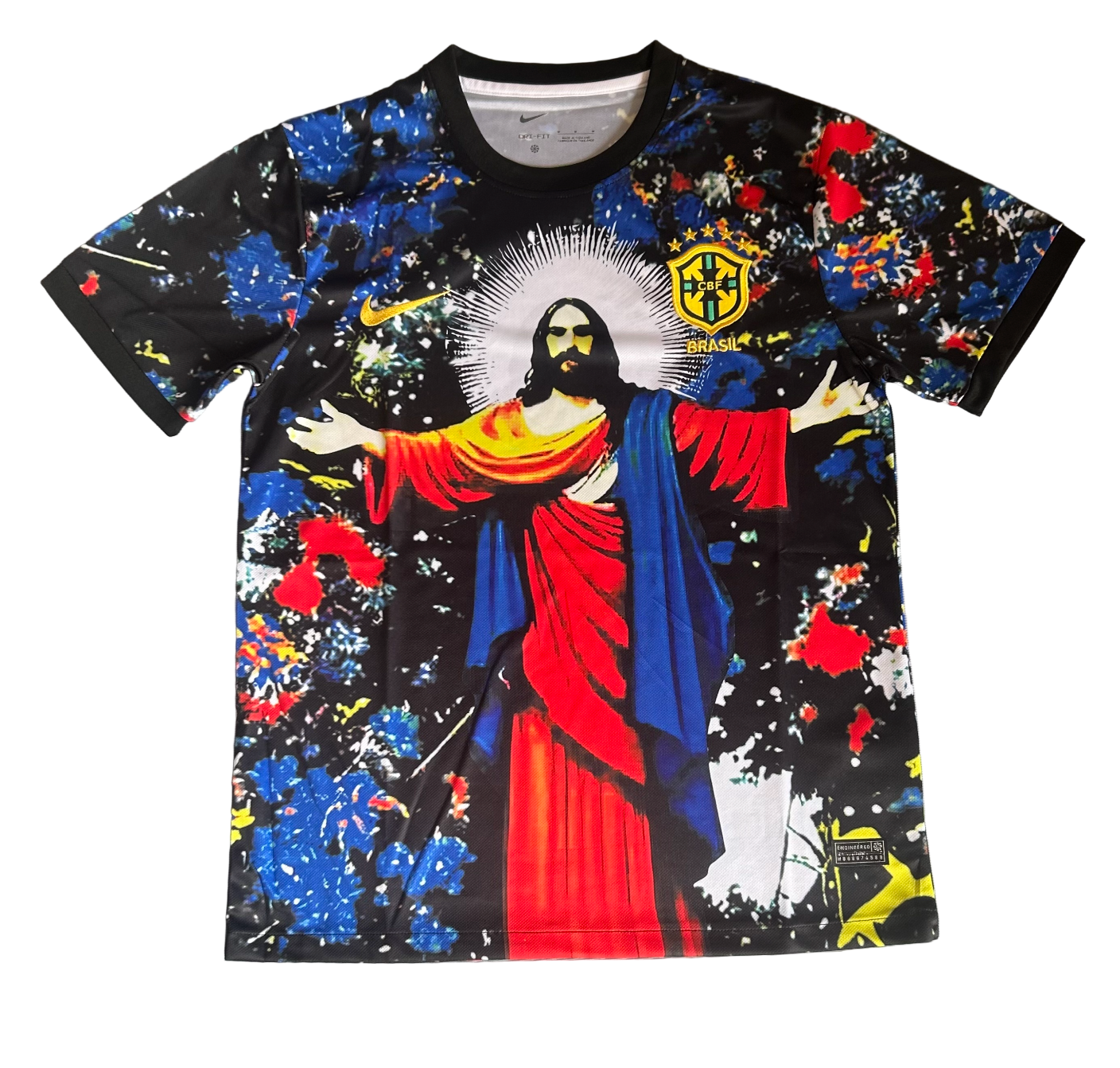 Maglia Edizione Speciale Brasile Gesù Cristo Redentore 2026