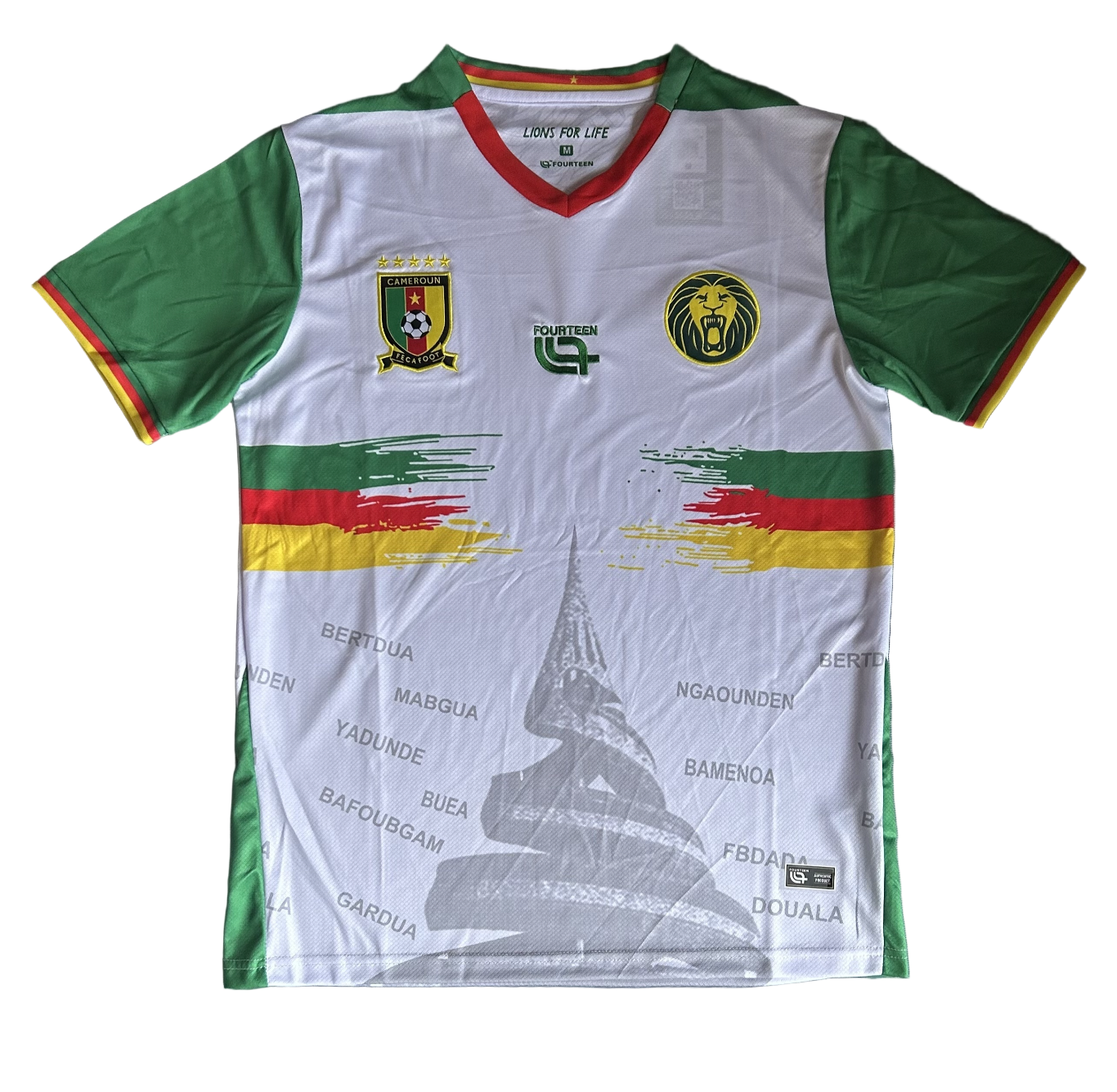 Maillot extérieur blanc Cameroun 2025/2026