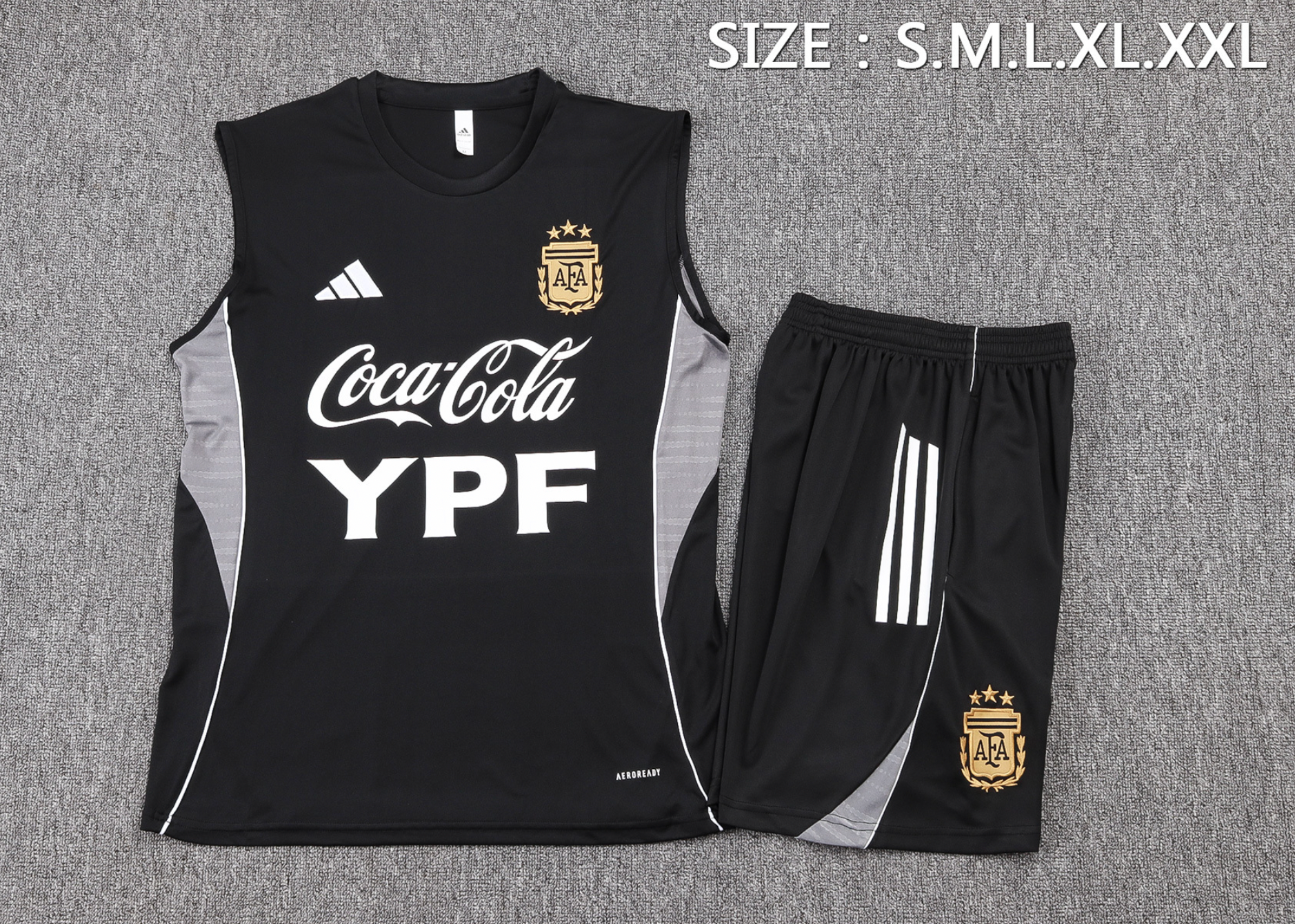 Set Allenamento Estivo Senza Maniche Argentina 2025/2026
