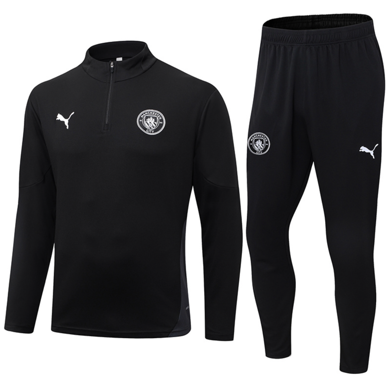 Chándal Todo Negro Manchester City 2025/2026